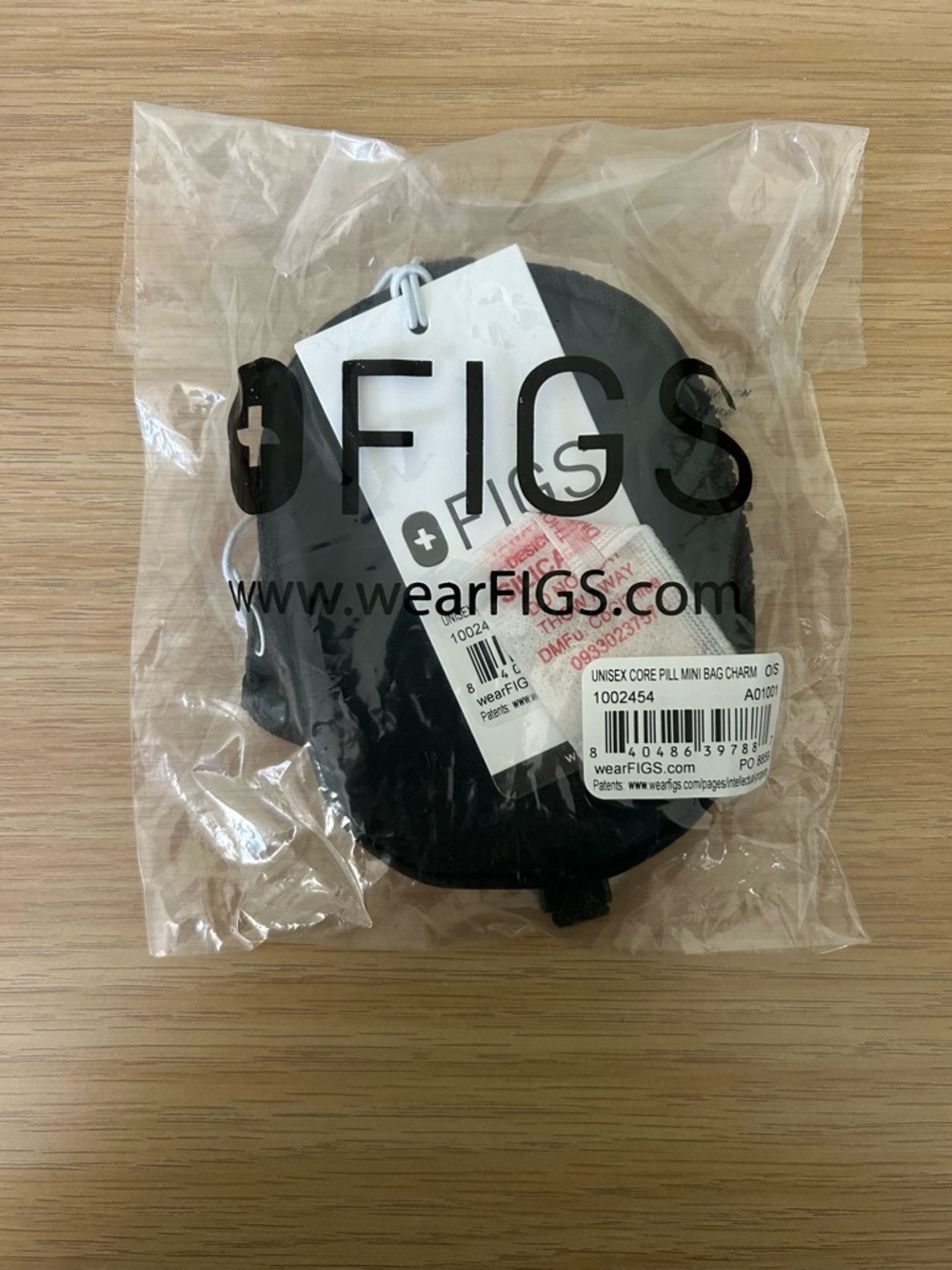 FIGS mini pill bag charm